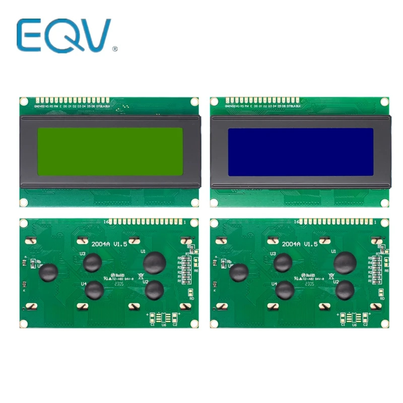 LCD2004 2004 20x4 2004A Blue/Yellow Green Screen SPLC780D Character LCD IIC I2C Serial Interface Adapter Module