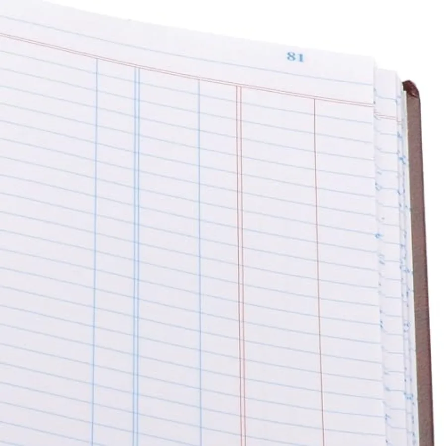 S300 ライン会計ジャーナル単一記録帳、財務記録と予算追跡用、サイズ11.75 x 7.25インチ