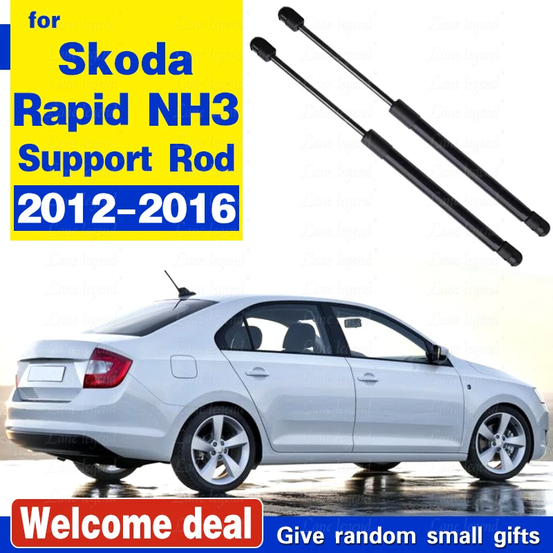 Car Trunk Struts for Skoda Rapid NH3 Liftback 2012-2016 521.5MM Rear Tailgate Boot Lift Support Shock Absorber Hydraulic Rod