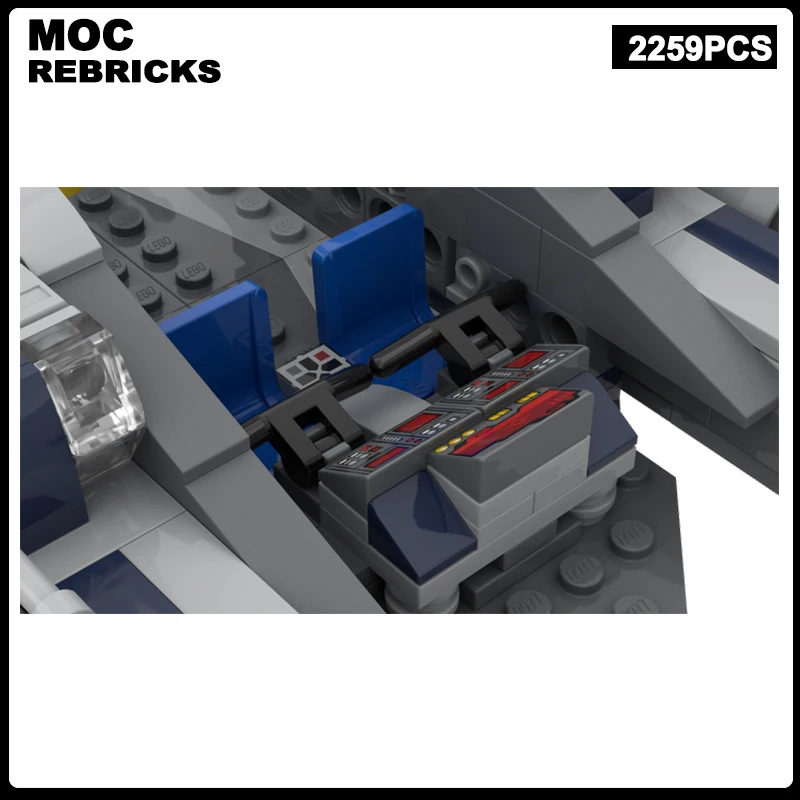 Star Movie Series Raumschiff YT-985 MOC Baustein Großes Cruiser-Montagemodell Senior Brick Toys Weihnachtsgeschenke für Kinder