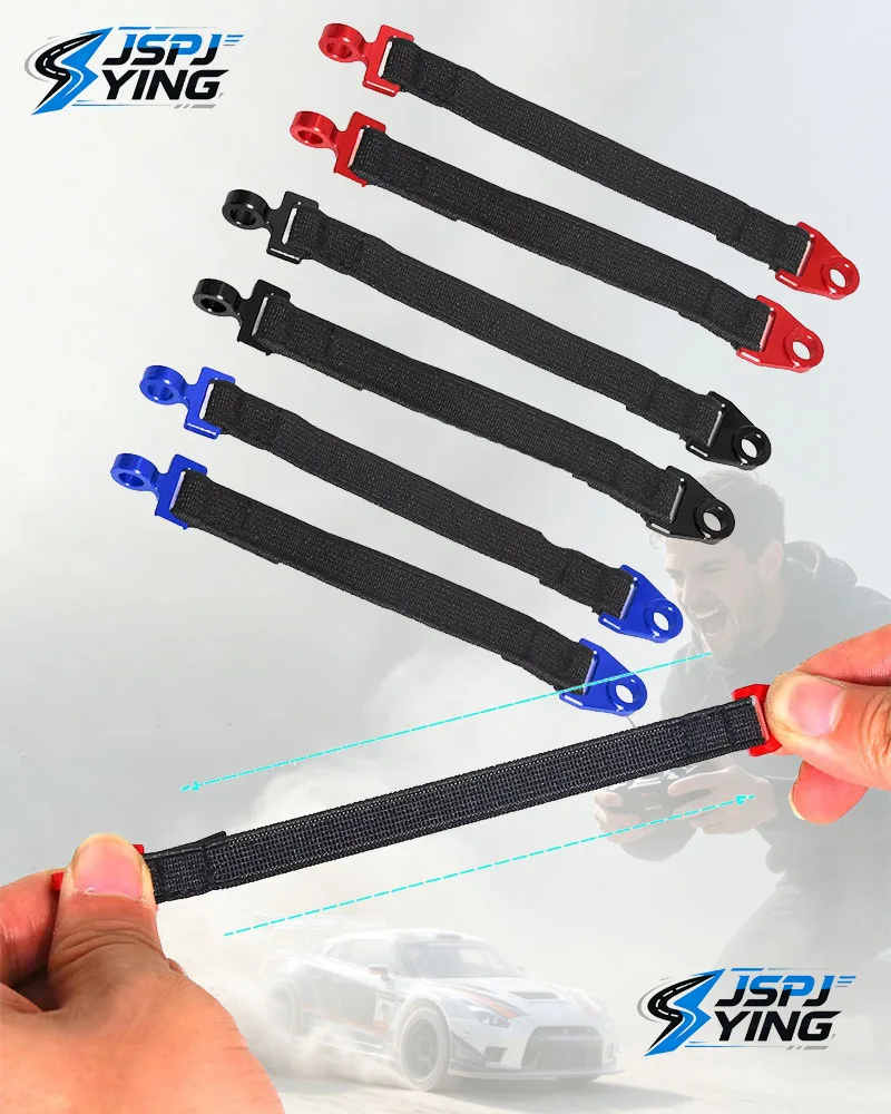 Rear Shock Limit Strap 108mm #8548, Suspension Travel Limiter Upgrade Parts for Traxxas 1/7 UDR 85076-4 RC Desert Truck