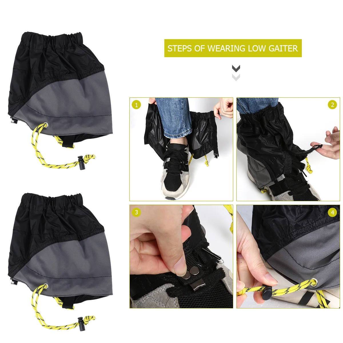 Outdoor Gaiters for Hiking Ankle Walking Shoes Waterproof Women's Sandals Running