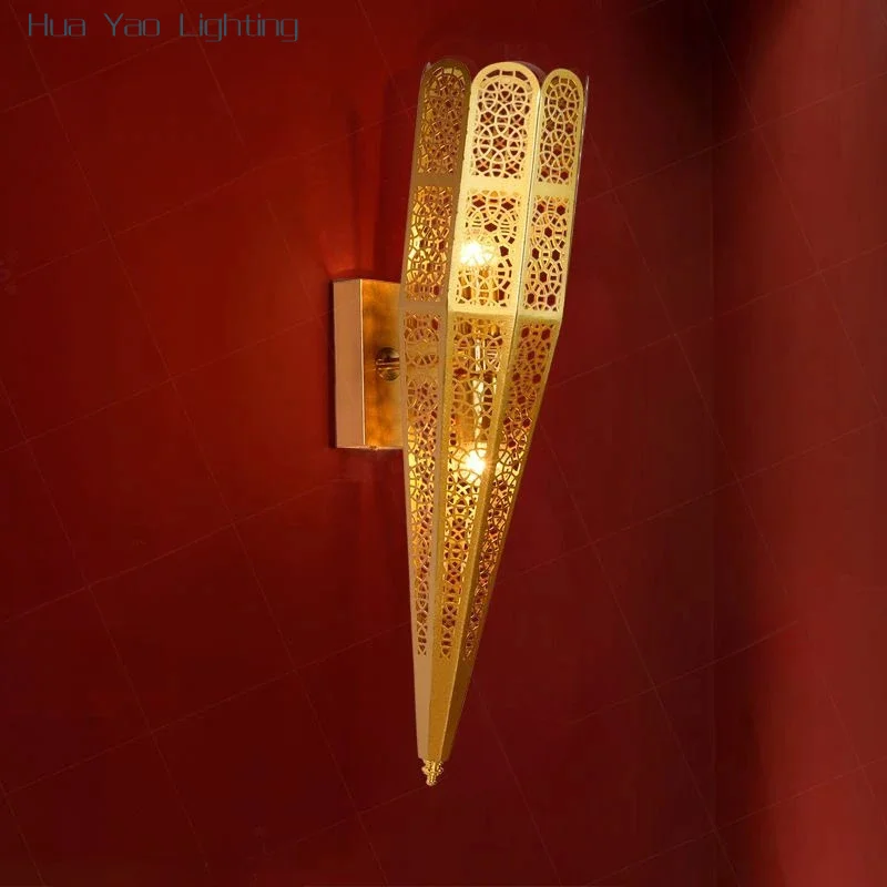 Moroccan style creative wall lamp Thai Southeast Asian Xinjiang hotel Western restaurant Homestay corridor coffee shop lighting