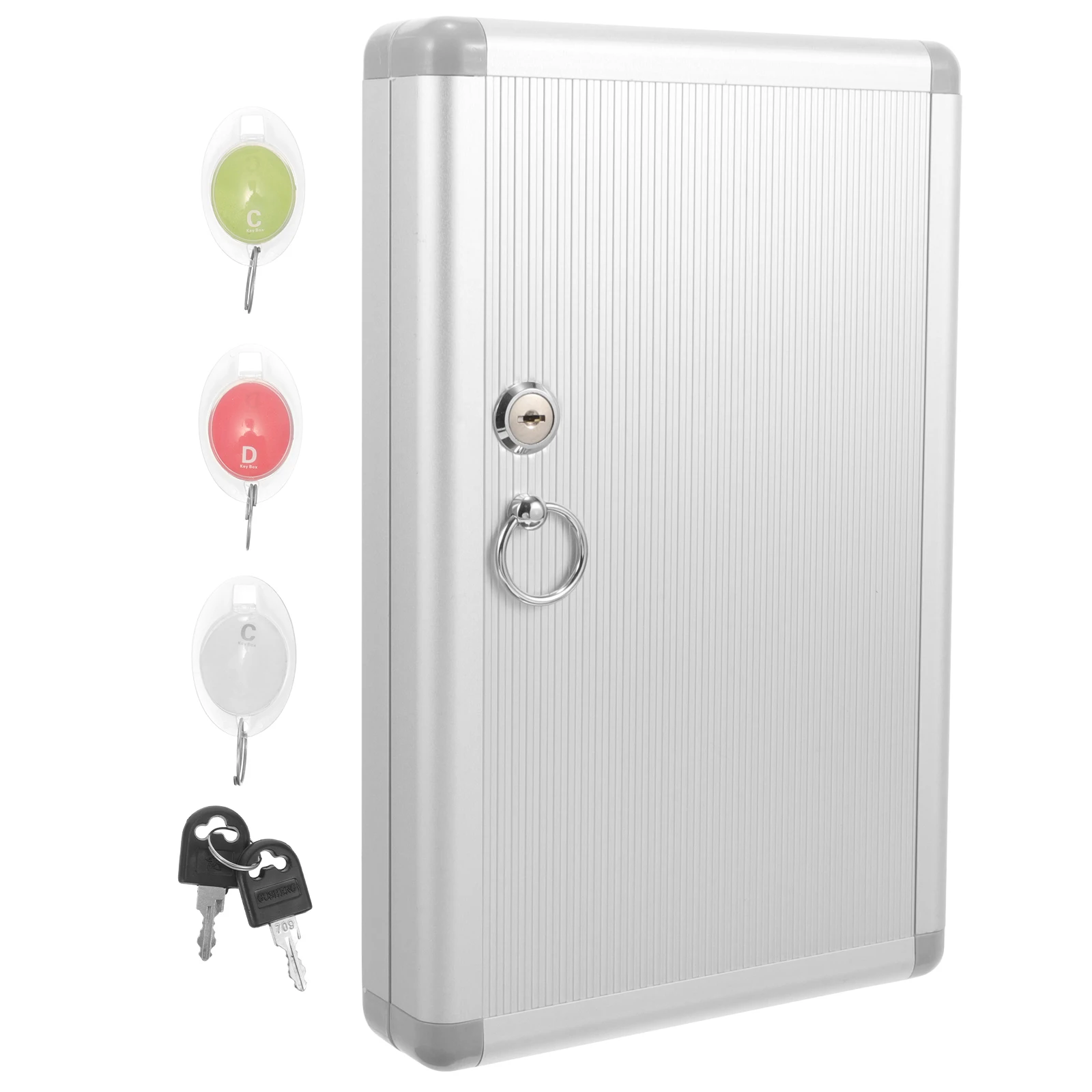 

24 Slots Box Wall Mount Organizer Aluminum 21x5 5x32 5cm Management Cabinet Secure Key Boxes To Hide Keys Home Hotel Storage