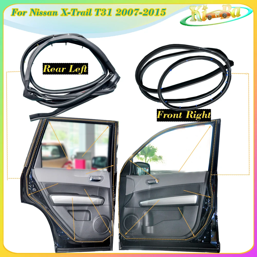 

KIMBA для Nissan X-Trail T31 2007-2015 кузов автомобиля резиновая дверь водонепроницаемая уплотнительная лента