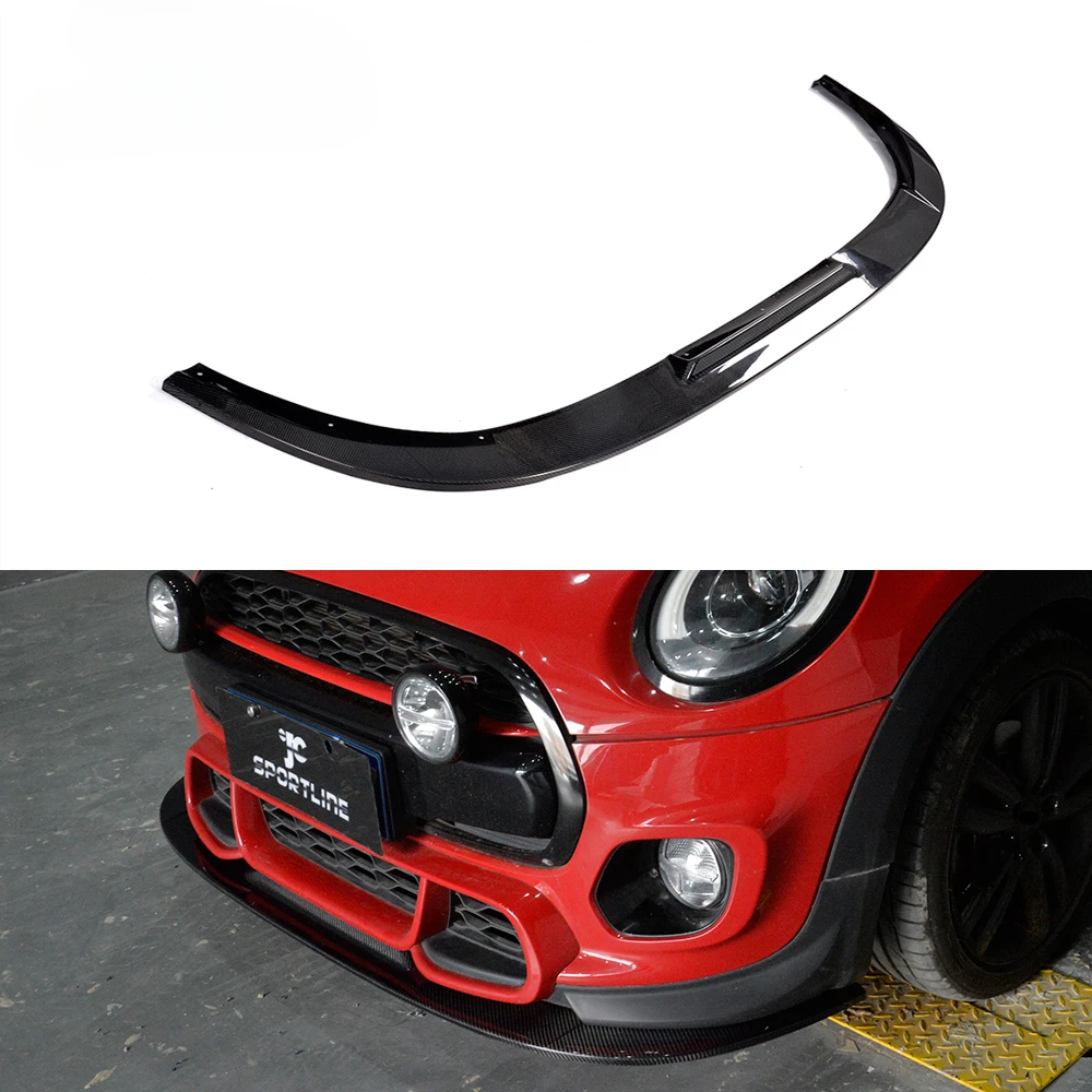 

F55 F56 JCW Carbon Fiber Front Spoiler Lip for Mini John Cooper Works 14-18