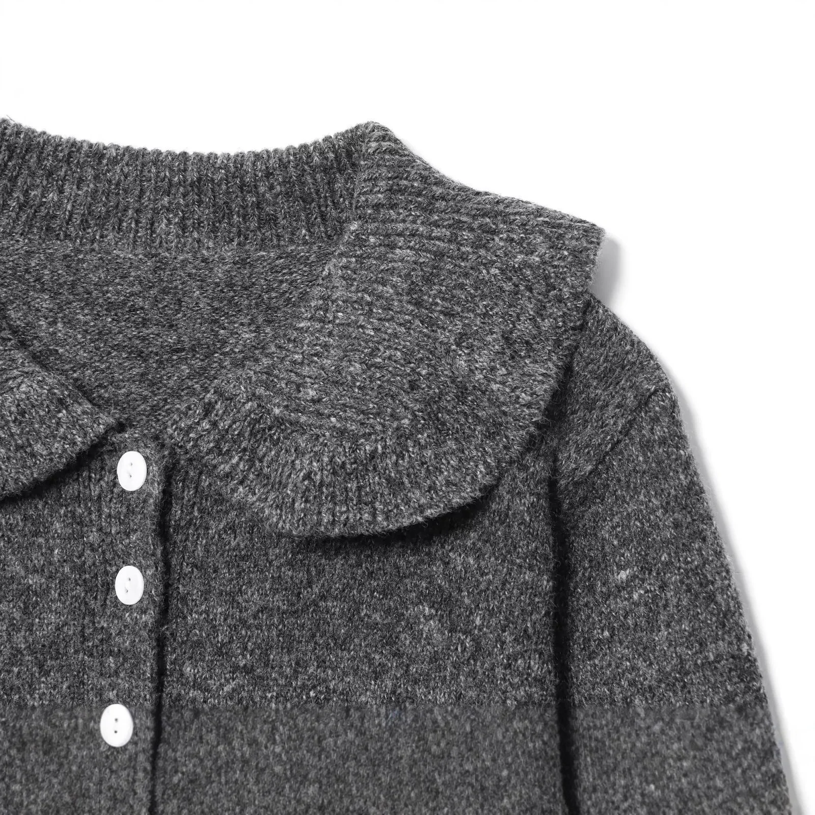 Femmes tricoté Cardigan manteau col de poupée bouton unique automne hiver Style européen vêtements d'extérieur à la mode haut décontracté M561311