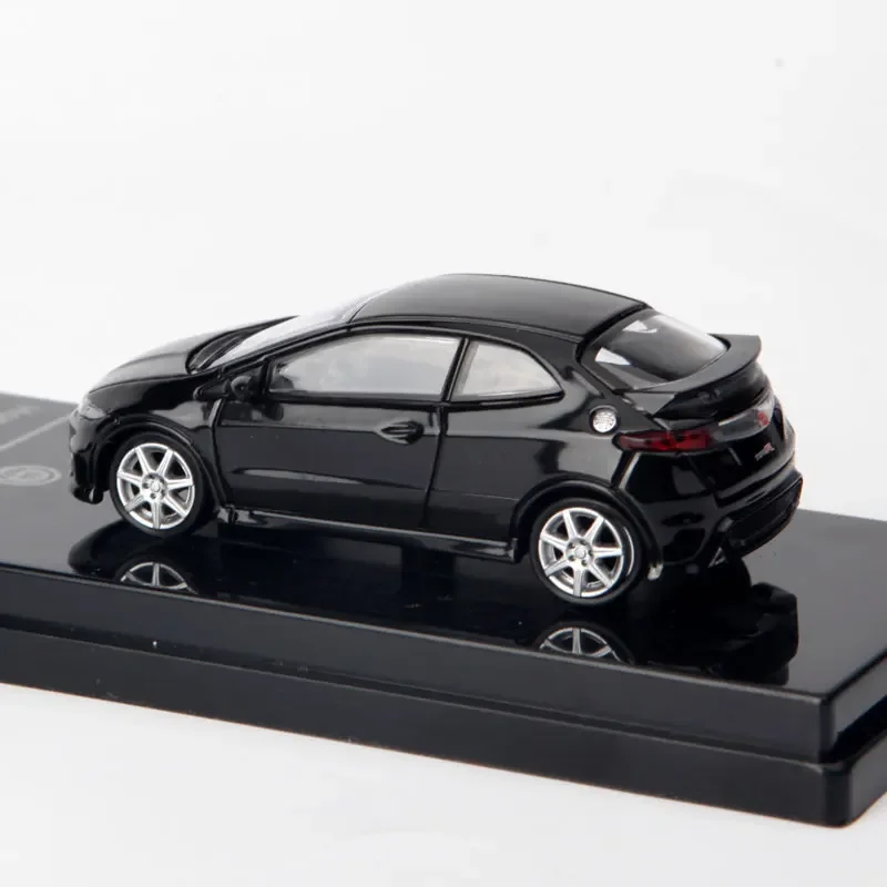 Diecast 1/64 Scale Honda Civic FN2 Alloy Car Model Collection Souvenir Display Vehicle Toy Decoration Ornaments