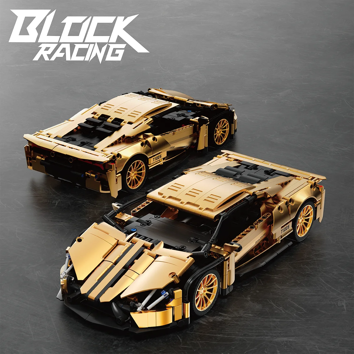 

Золотые строительные блоки суперкара, создающие эксклюзивную роскошную легенду скорости.