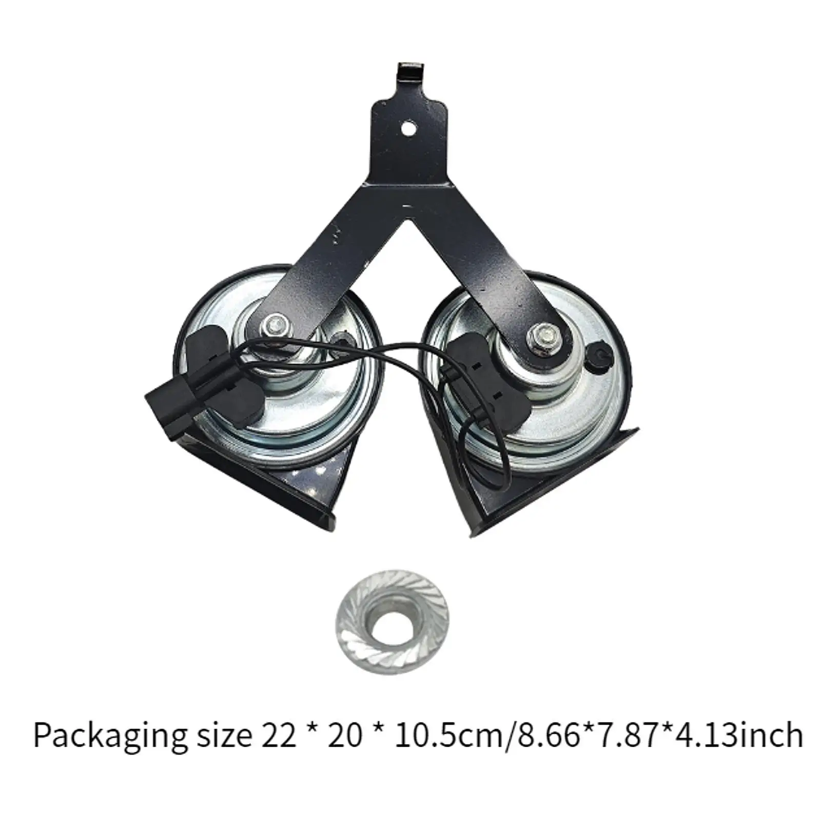 Car Dual Horn Assembly Accessory 8C2Z-13832-c High Performance, Parts Premium Loud Clear Low and High Pitch Horn Replace
