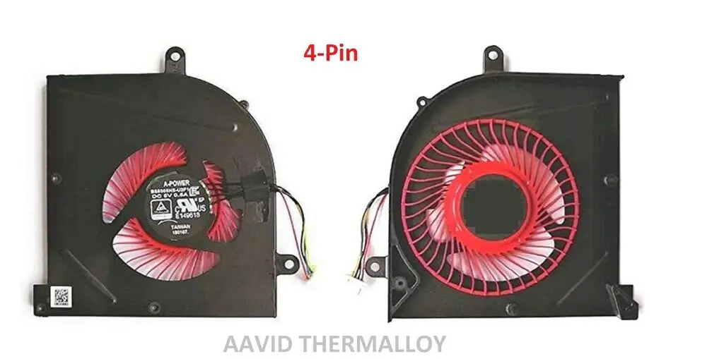 

Original New CPU Cooling Fan for MSI GS63 8RE GS63 7RE GS63 7RD 4Pin #