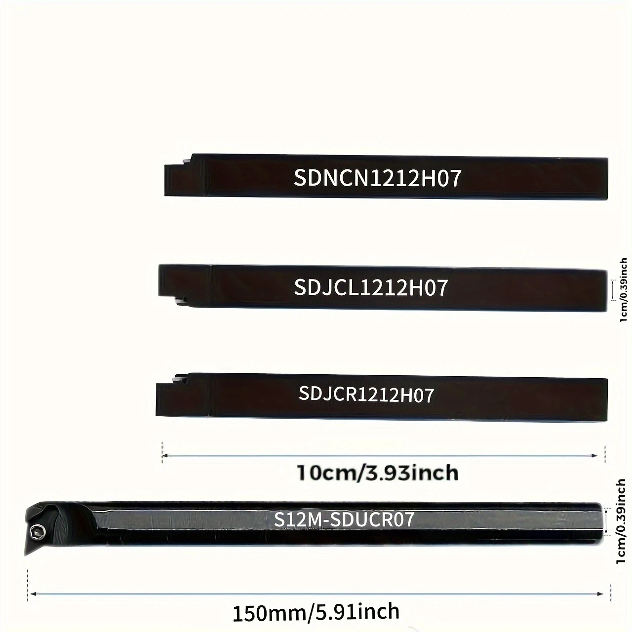 

Набор держателей инструментов с ЧПУ из 4 предметов — S12M-SDUCR07/SDJCR1212H07/SDJCL1212H07/SDNCN1212H07 для точного точения