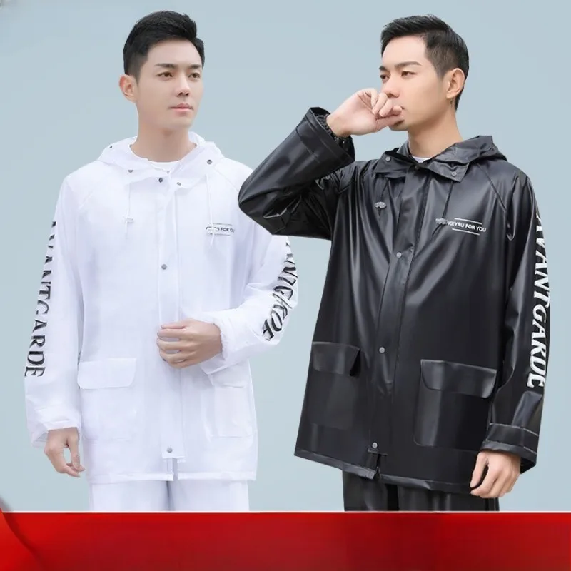 

Комплект из двух предметов: дождевик и брюки, водонепроницаемый костюм для мотоциклистов, мужской и женский, усиленный, для тяжелых условий эксплуатации