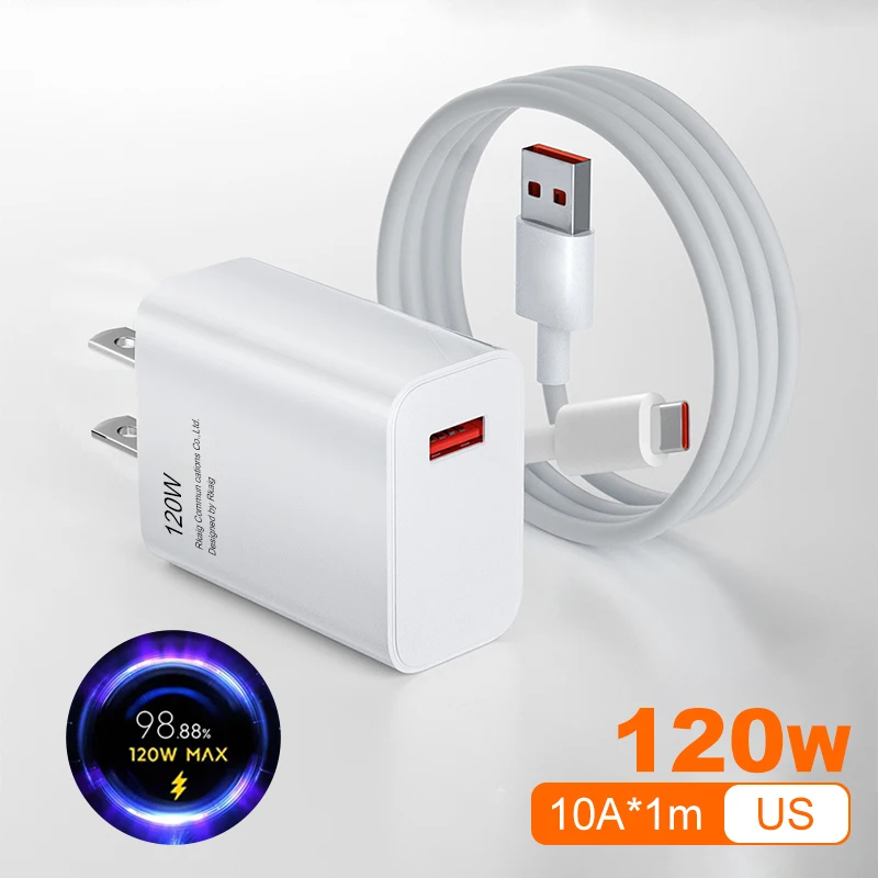 オリジナルXiaomi 120W充電器、Mi 14、13、12、11 Ultra、Lite、12T