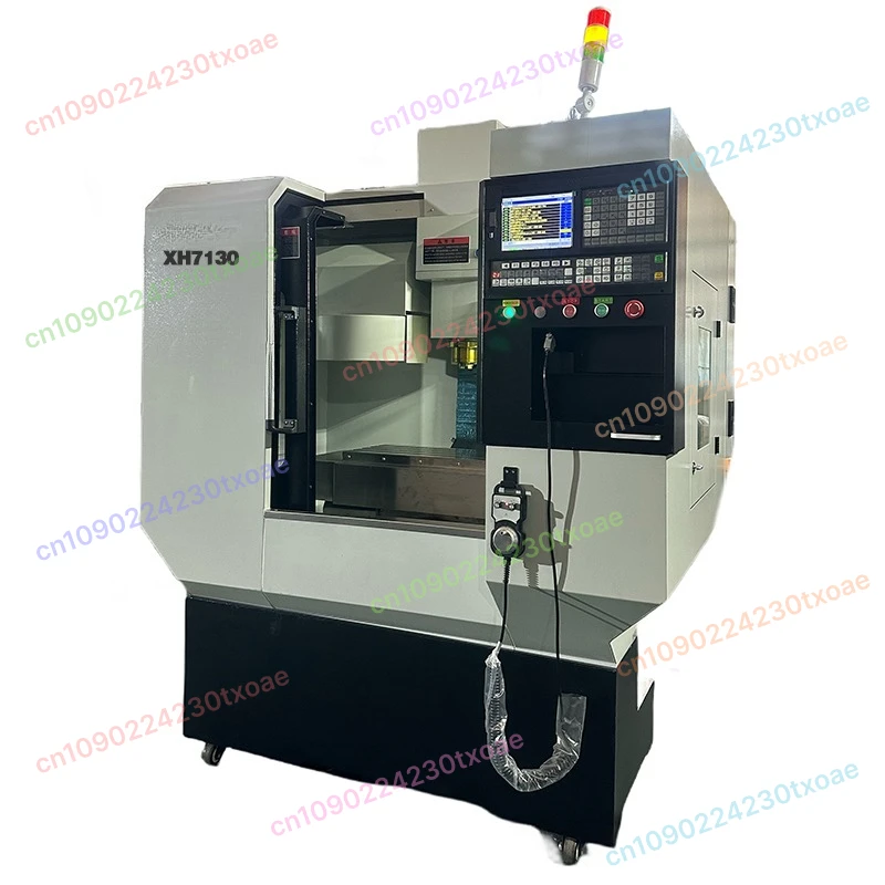 XH7130 Mini Milling Machine Benchtop Mill Center with Servo Motor for Metal Processing DIY Model Making