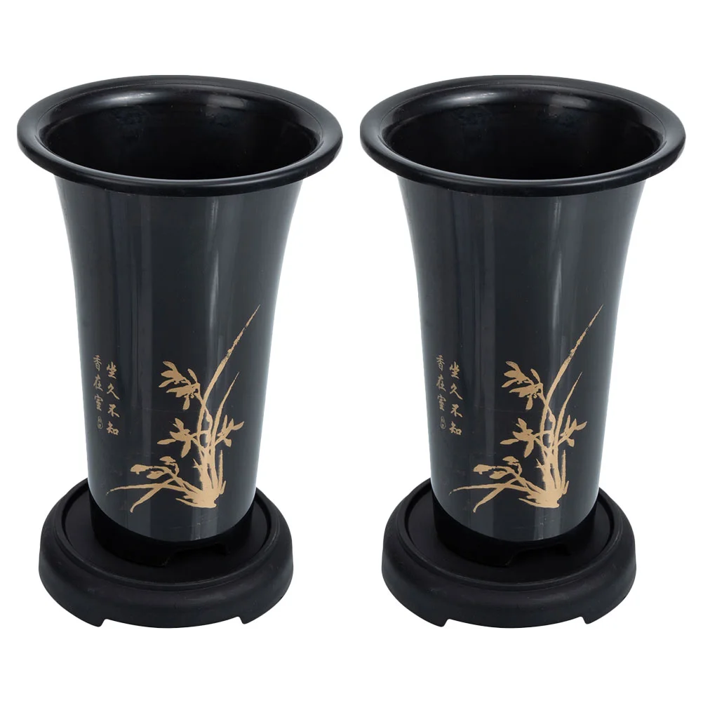 

2 Sets Orchid Pot Vases Flower Pots for Indoor Plants Container Garden Planting