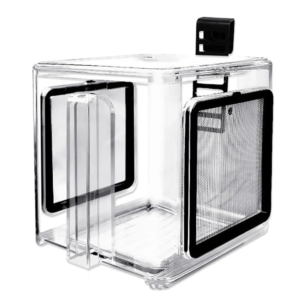 KSOL Fish Breeding Box, Acrylic Fish Isolation Box Hanging Aquarium Hatchery Tank for Freshwater Seawater Fish Tank Aquarium