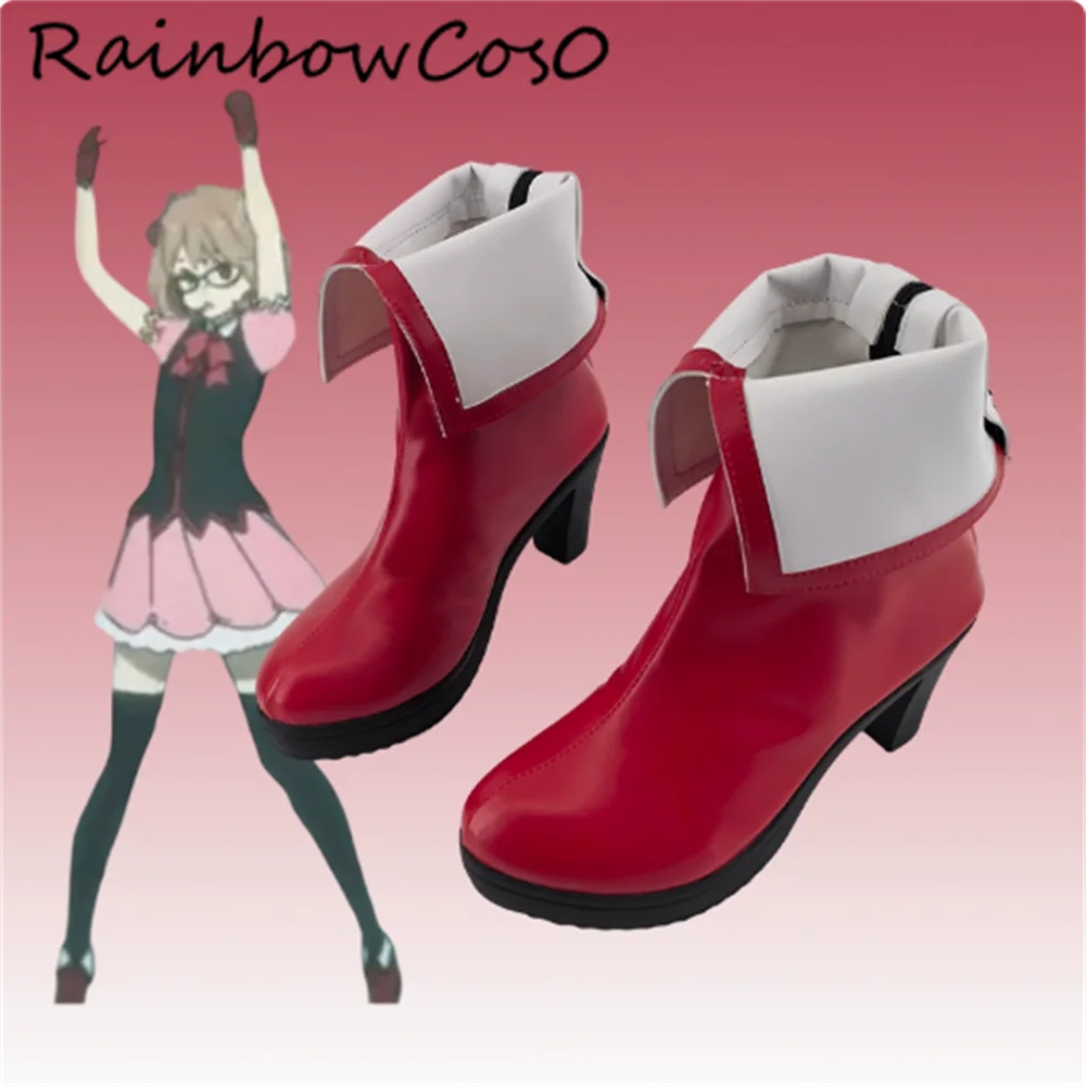 

Kuriyama Mirai Beyond the Boundary Cosplay Shoes Boots Game Anime Party Halloween RainbowCos0 W4977