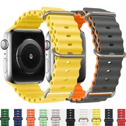 Ocean Strap For Apple watch10 42 46mm Ultra 2 band 49mm 45 41mm 44mm 40 42mm 38mm foriWatch series 9 8 7 3 se bands Correa strap