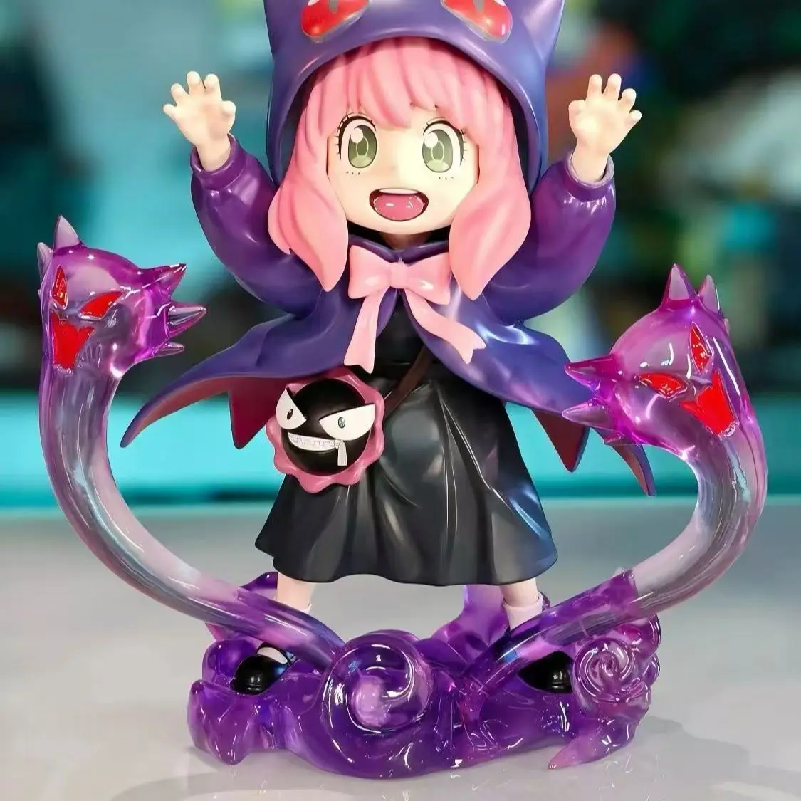 

Anime Spy×Family Chainsaw Man Anya Figure Anya Forger Figure Cos Levi Ackerman Figurine PVC Collection Kawaii Birthday Toys Gift