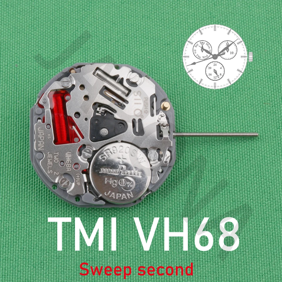 TMI VH68 movement Sweep second Multi-eye (day date 24 hr) JAPAN