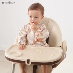 New Baby's Soft Waterproof Bib Kid Long Sleeves Adjustable Feeding Cloth Little Boy Girl Painting Child Meal Eating Apron