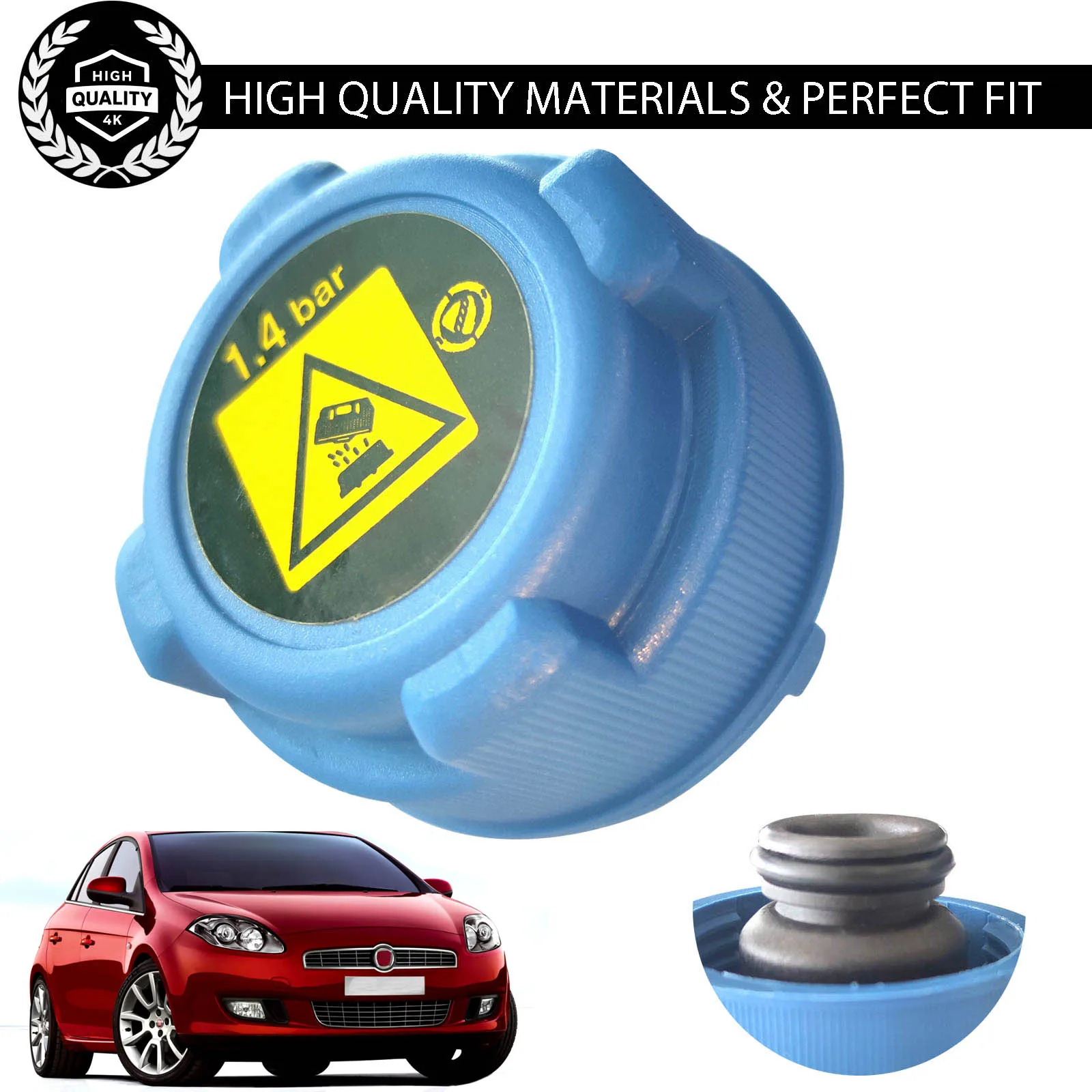 

For Fiat 500 Bravo Idea Doblo Punto Panda Fiorino Linea Marea Palio Qubo Scudo Siena Radiator Pressure Expansion Water Tank Cap