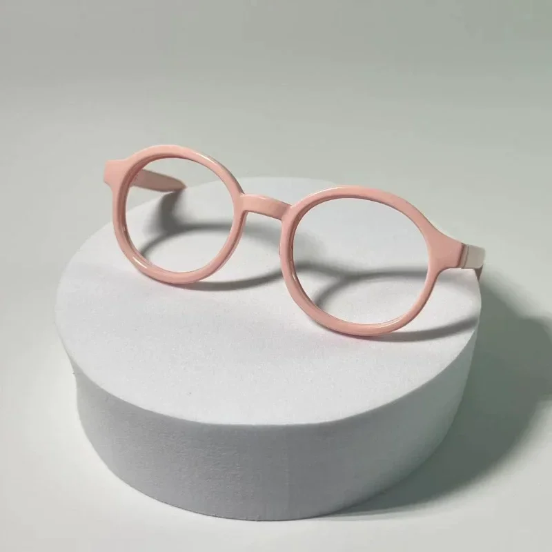 Occhiali da 6,5 cm per Labubu Occhiali in plastica trasparente per bambole 1/3 BJD Occhiali da sole per Labubu il mostro Accessori per bambole Regali