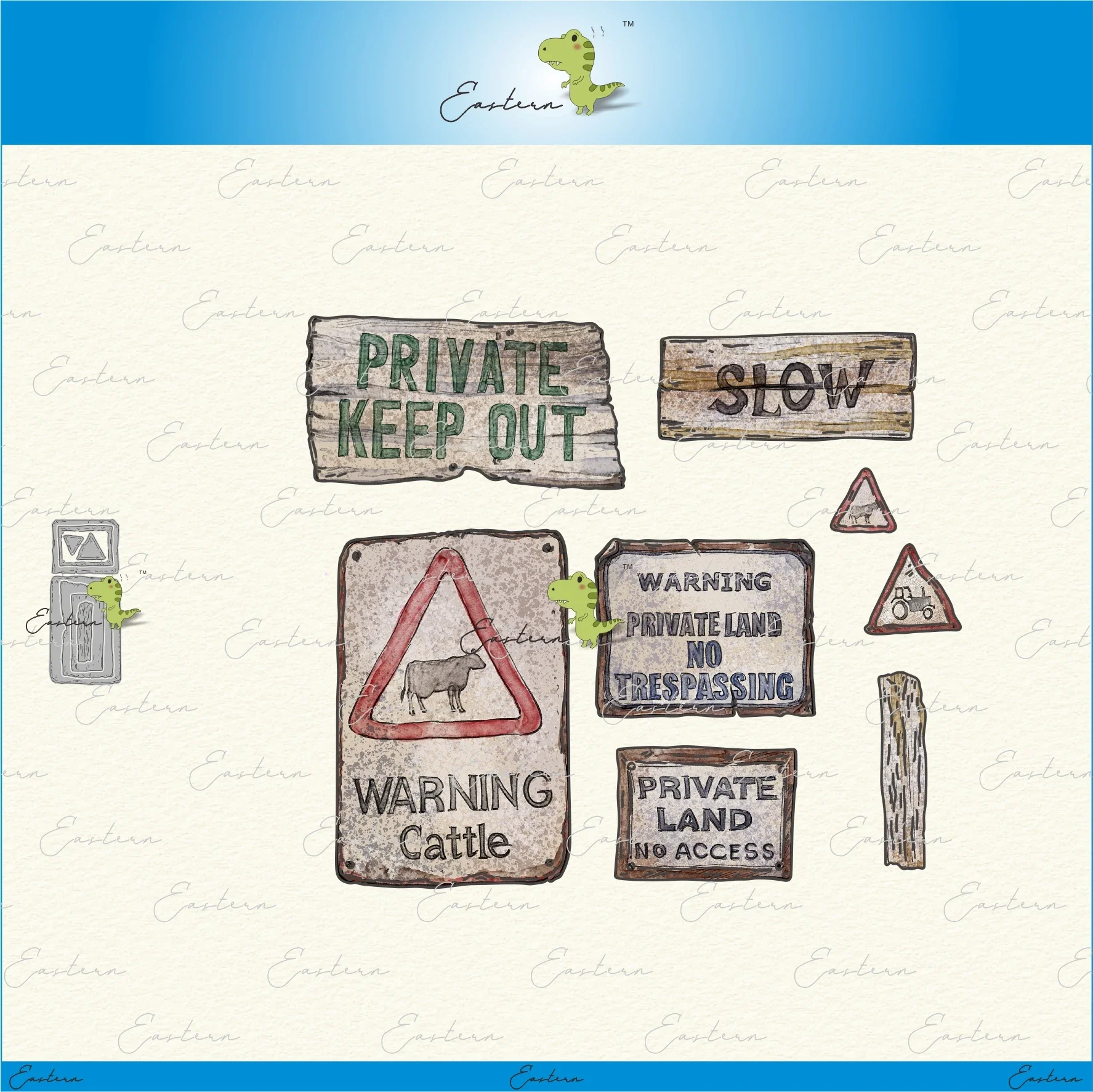 It’s a Sign! metal cutting dies 2022 new DIY  molds Scrapbooking Paper Making die cuts crafts  Printed Sheet