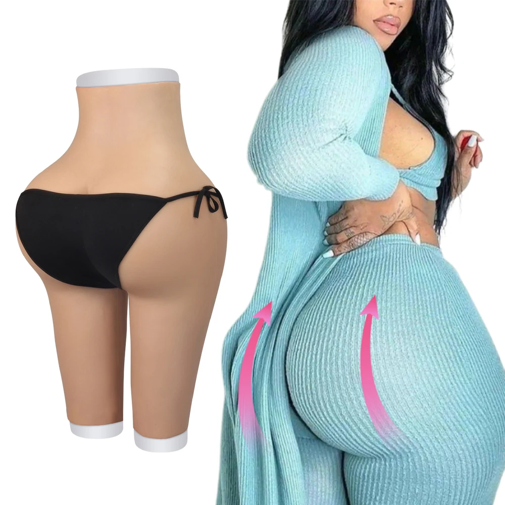 Silicone Pants Plump Huge Hip and Buttocks Thickened Fake Vagina Panties for Transgender Crossdressing Male to Female