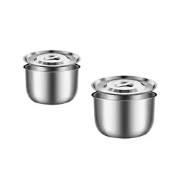 Stainless Steel Basin Kitchen Utensils Food Storage Organizer Mixing Bowl for Food Storage Kitchen Baking Cooking Snacks