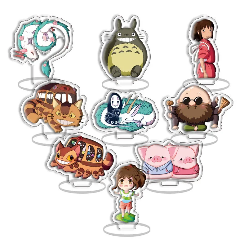 Attack on Titan Pokemon One Piece Bleach Acrylic Stand Nine Piece Set Anime Merchandise Ready to Ship Wholesale Retail