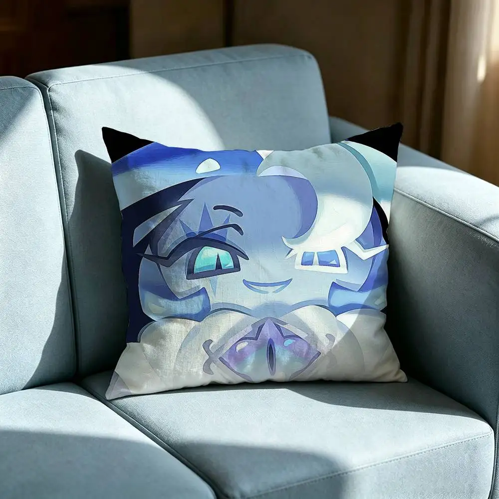 S-Shadow Milk C-Cookie Double-sided printed pillow cover Solid color minimalist pillowcase, fits all bedroom styles