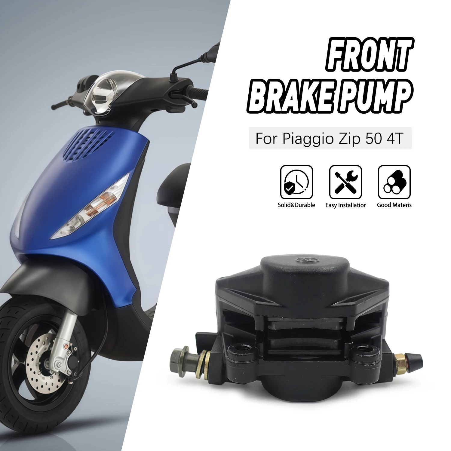

Motorcycle Disc Brake Caliper Front Brake Hydraulic Caliper For Piaggio Zip 50 4T Sfera 50 LX 125 F12 LBMC25C