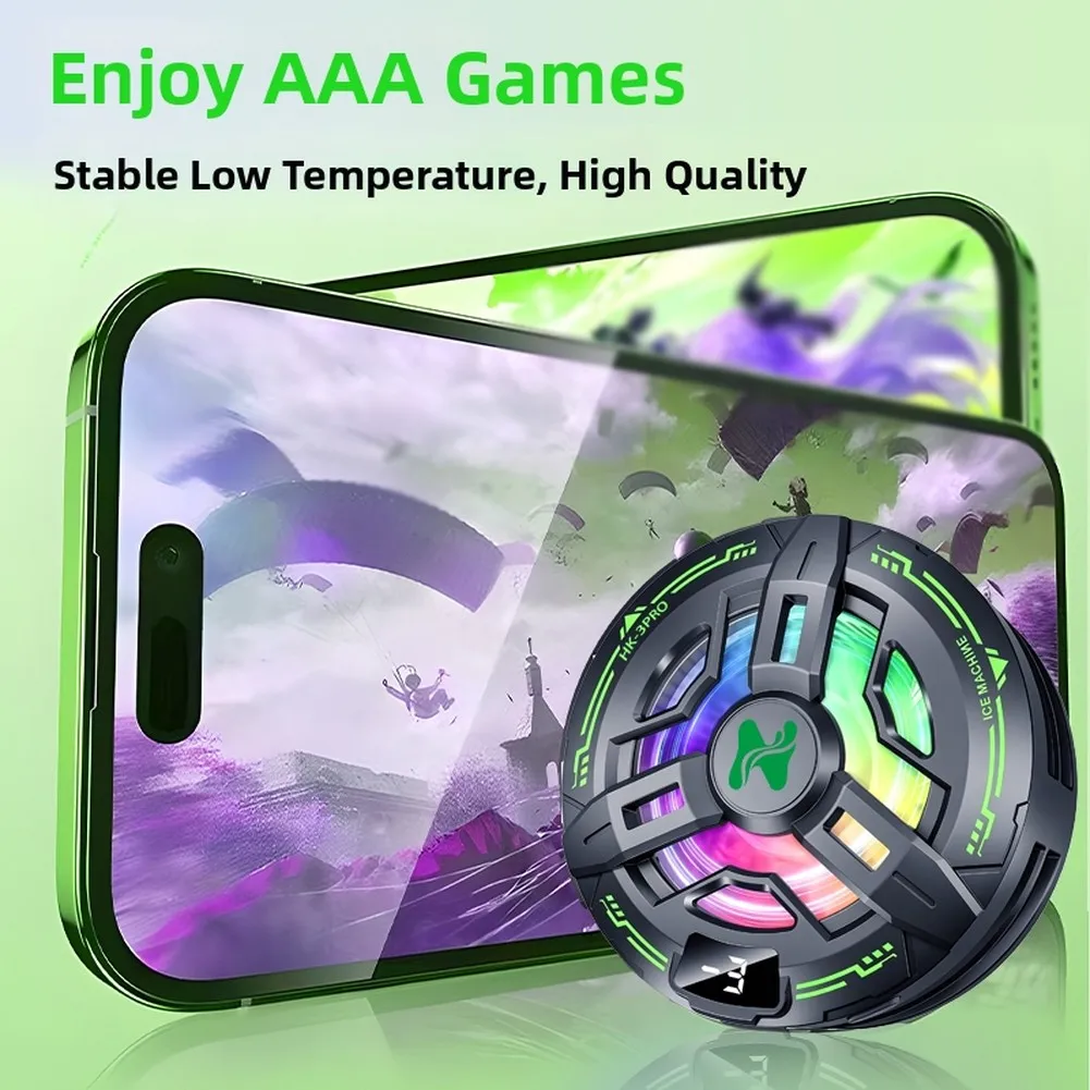 15W Magnetic Clip-on Phone Cooler: Silent, Efficient Cooling For Gamers! With A Maximum Output Of 15W Versatile Adjustability