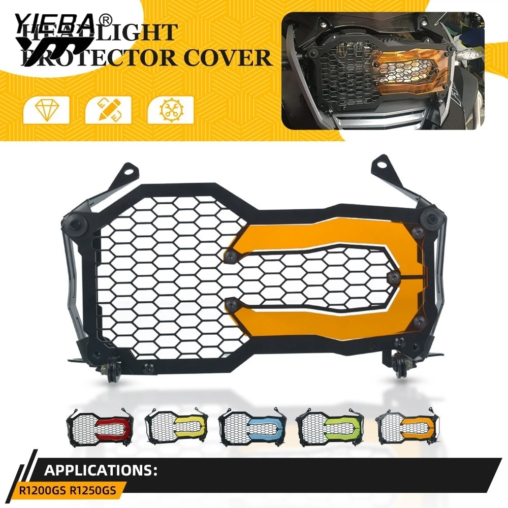 R1200 GS Faro Del Motociclo Protezione Griglia di Protezione Della Copertura Griglia di Protezione Per BMW R1200GS R1250GS LC Adventure R 1200GS 1250GS