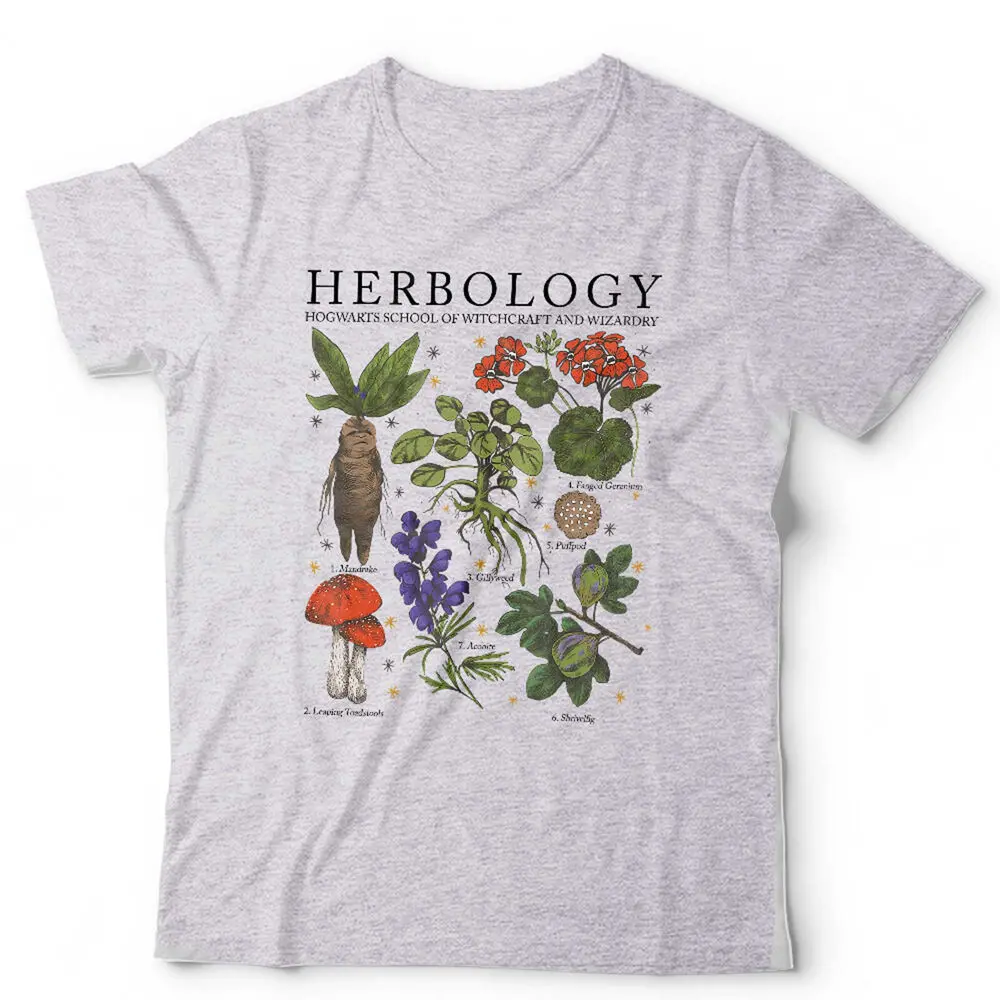 Herbology Witchcraft Tshirt Unisex & Kids  Garden School Retro Y2K tops Unisex Summer Short Sleeve