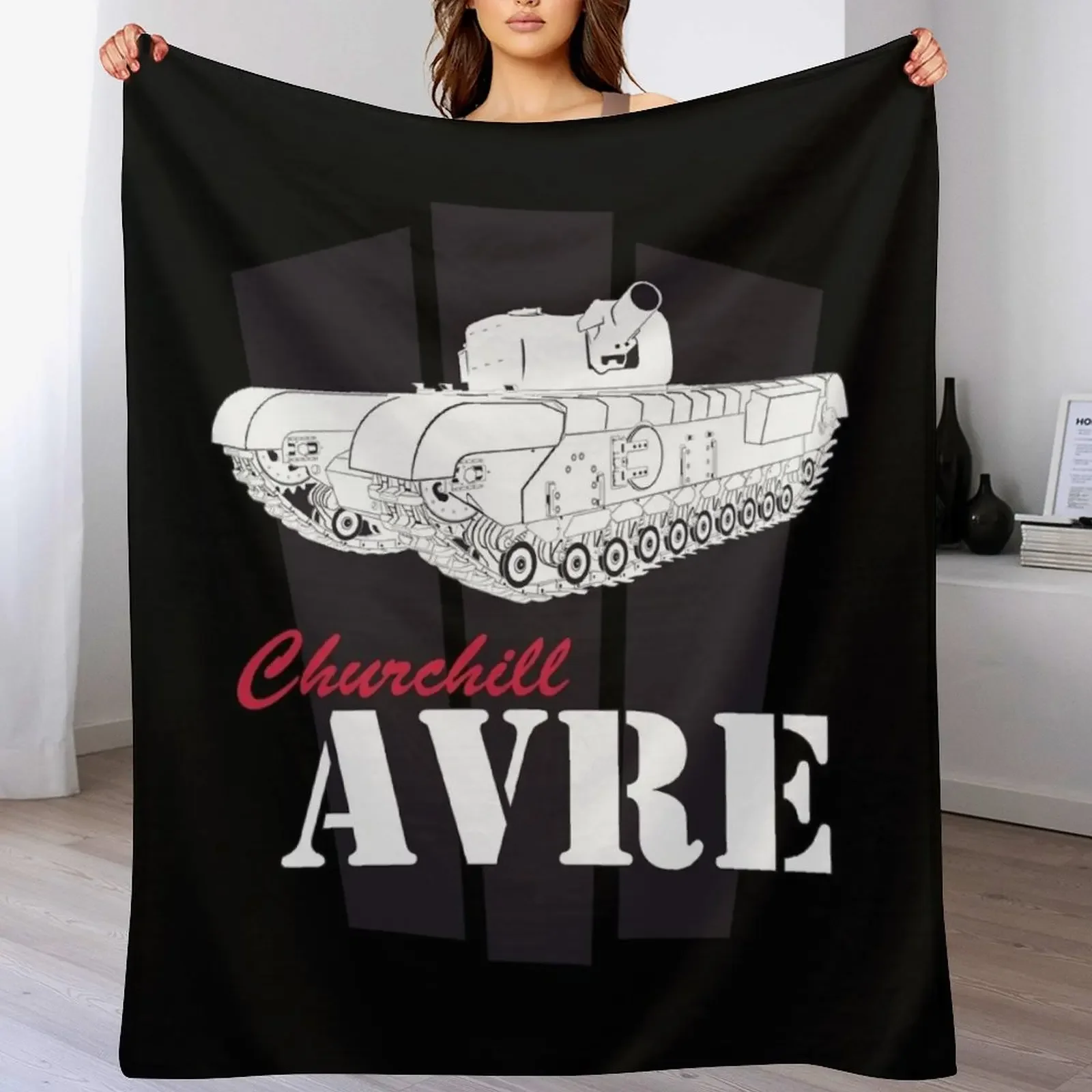

Churchill AVRE Throw Blanket No Pilling Soft Warm Blanket for Bed
