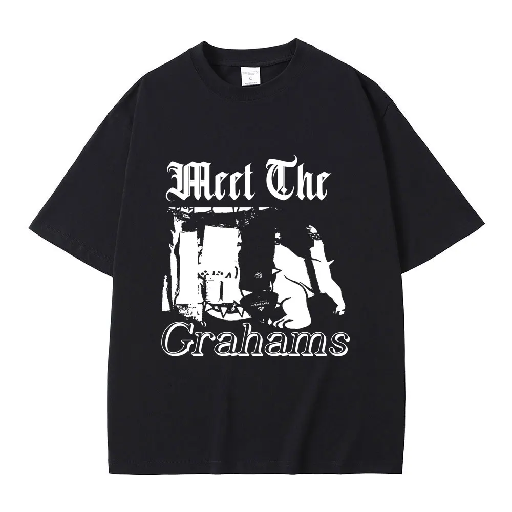 

Rapper Kendrick Lamar Meet The Grahams Graphic T-shirts Male Casual Cotton Oversized Tshirt Men Hip Hop Fashion Vintage T Shirts