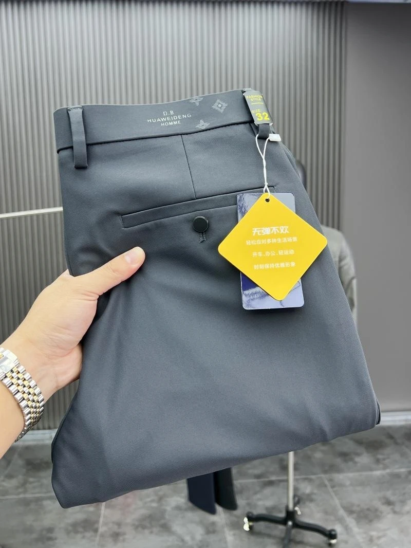 

Svip мужские повседневные брюки для бизнеса, осенние высокие комфортные брюки для поездок на работу, 3D пошив, не растягивающиеся, двусторонние, Cosite