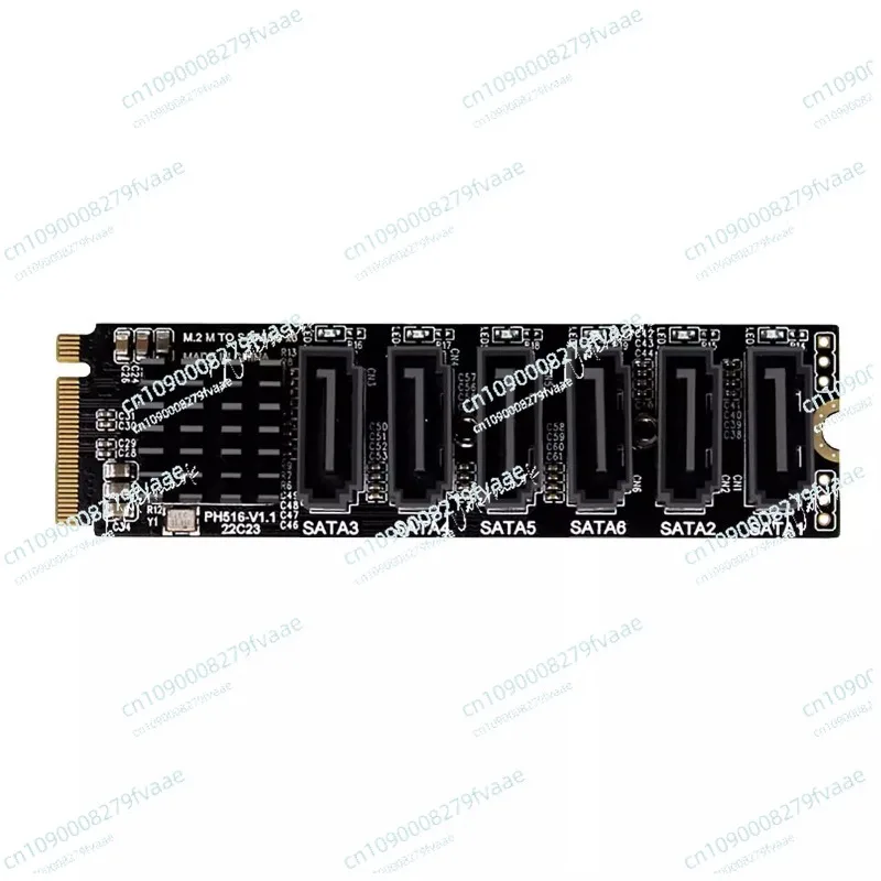 

M2 NVME to 6 port SATA NAS UNRAID TrueNAS ASM1166 hard disk, expansion card