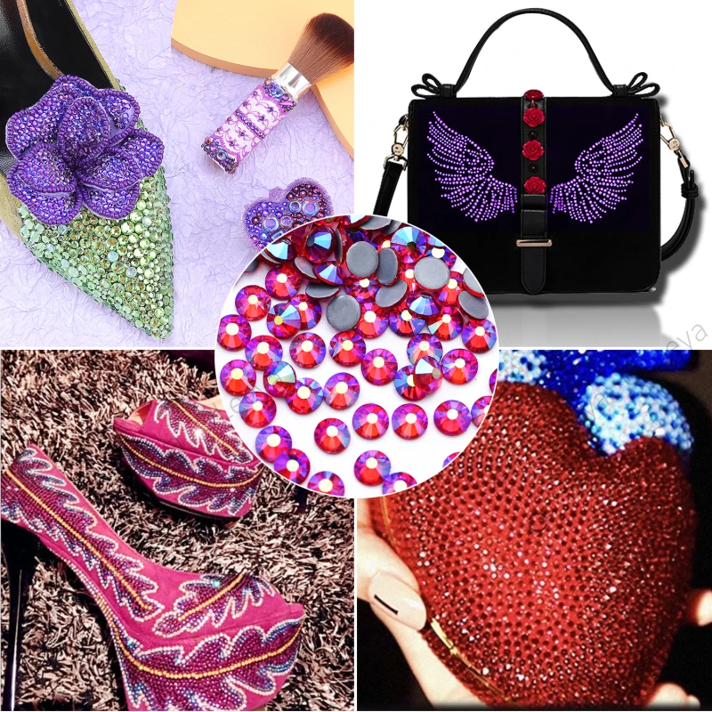 High Quality Bulk Hotfix Rhinestones Ss6-ss30 Стразы Flatback Stones Glitter Crystal And Strass For Diy Nail Accessories