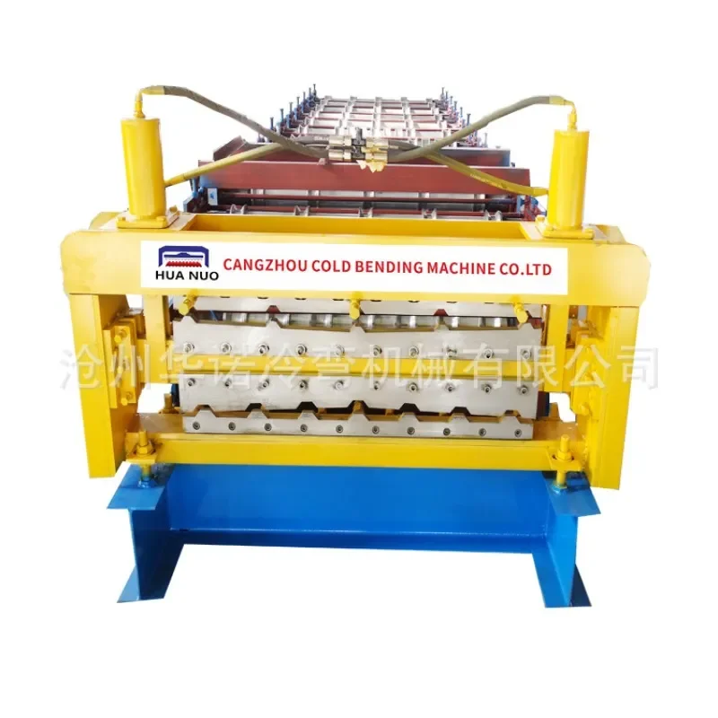 Deposit-Fully automatic 840/900 double-layer tile press double-layer color steel tile equipment various specifications color