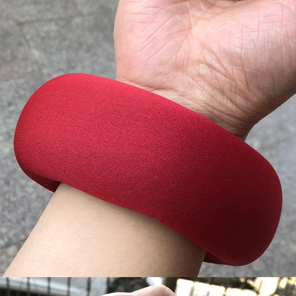 Adjustable Ankle Weights Gymnastics Arm Wrist Guard Sports Wristband Sandbags for Fitness Red