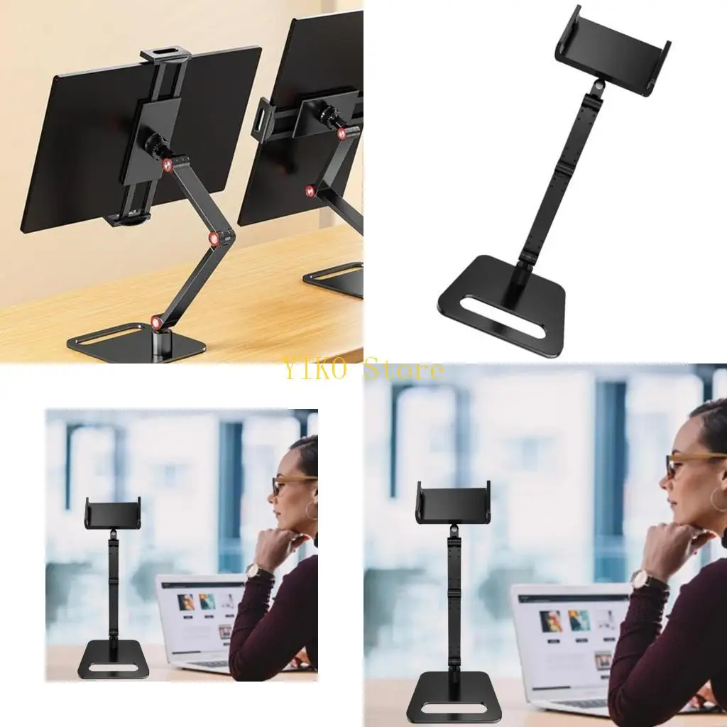 

K32C Portable Monitor Holder for 12-17.3inch Screen Desk Holder Metal Stand Expandable Display Base Tablet Stand Adjustable