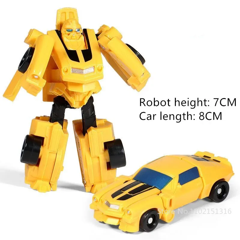 Mini Transformatie Robot Speelgoed Automodellen 2-in-1 Vervormde Auto Speelgoed Robots Kit Actiefiguren Kinderen Educatief Speelgoed Geschenken