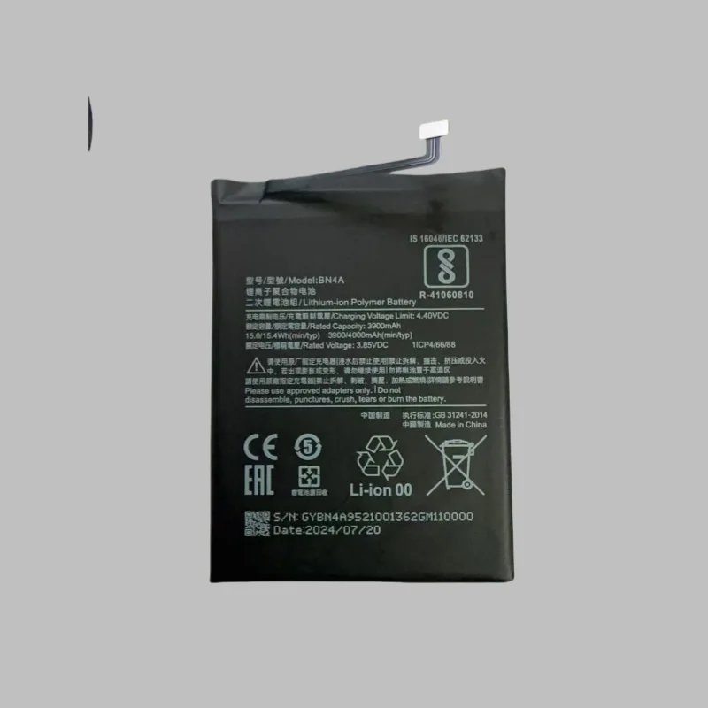 BN4A for Xiaomi Redmi Note 7/Note 7Pro Phone Battery 0 Cycle  High Capacity Battery Replacement Bateria Grade A Cell with Tools