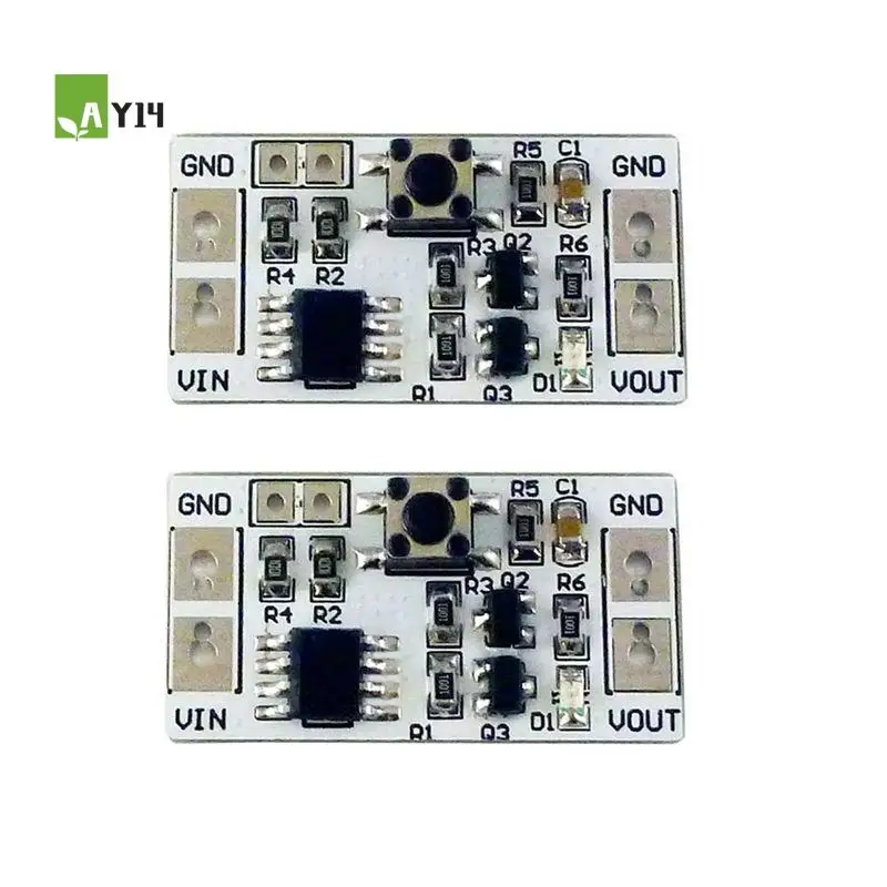 AY14 -SL92B02 DC 3-20V 5A Bistable Self-Locking Switch Module LED Driver Controller Relay Touch Electronic Board