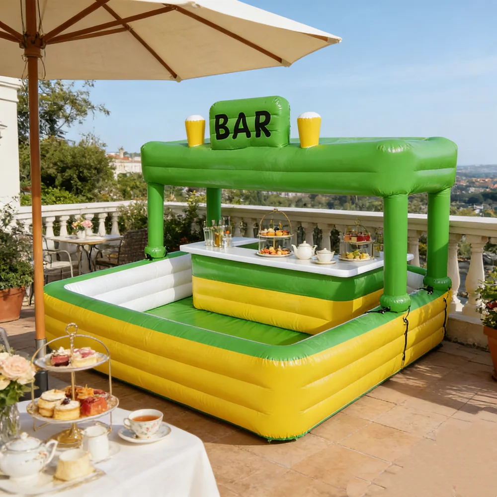 

Портативный надувной водный бар из прочного ПВХ для плавучих вечеринок и мероприятий на открытом воздухе