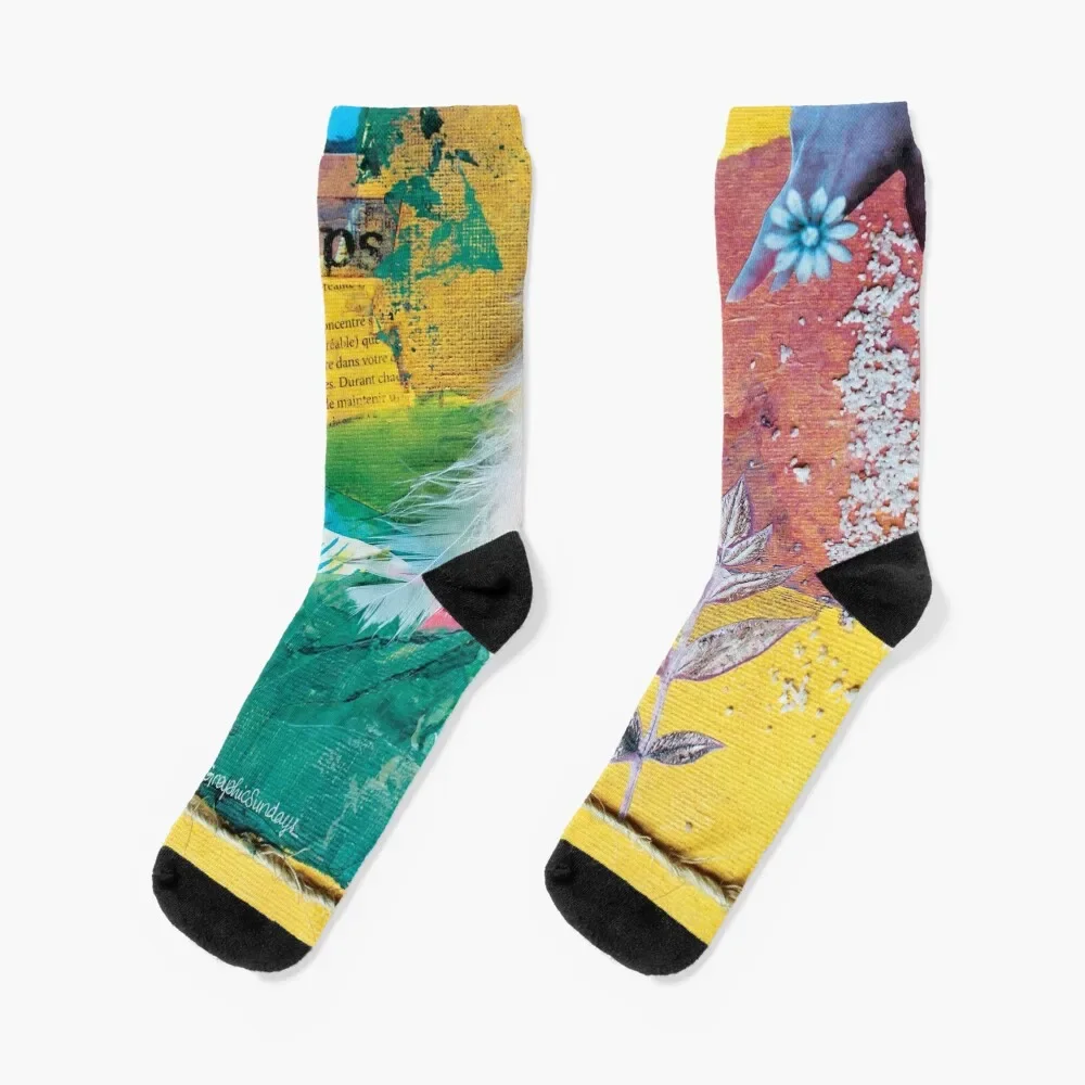 Put a feather on my colors Socks fashionable gifts Socks For Men Women's